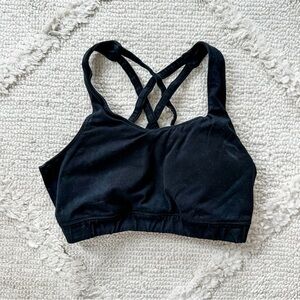Pact Organic Sports Bra - Size Small in Black